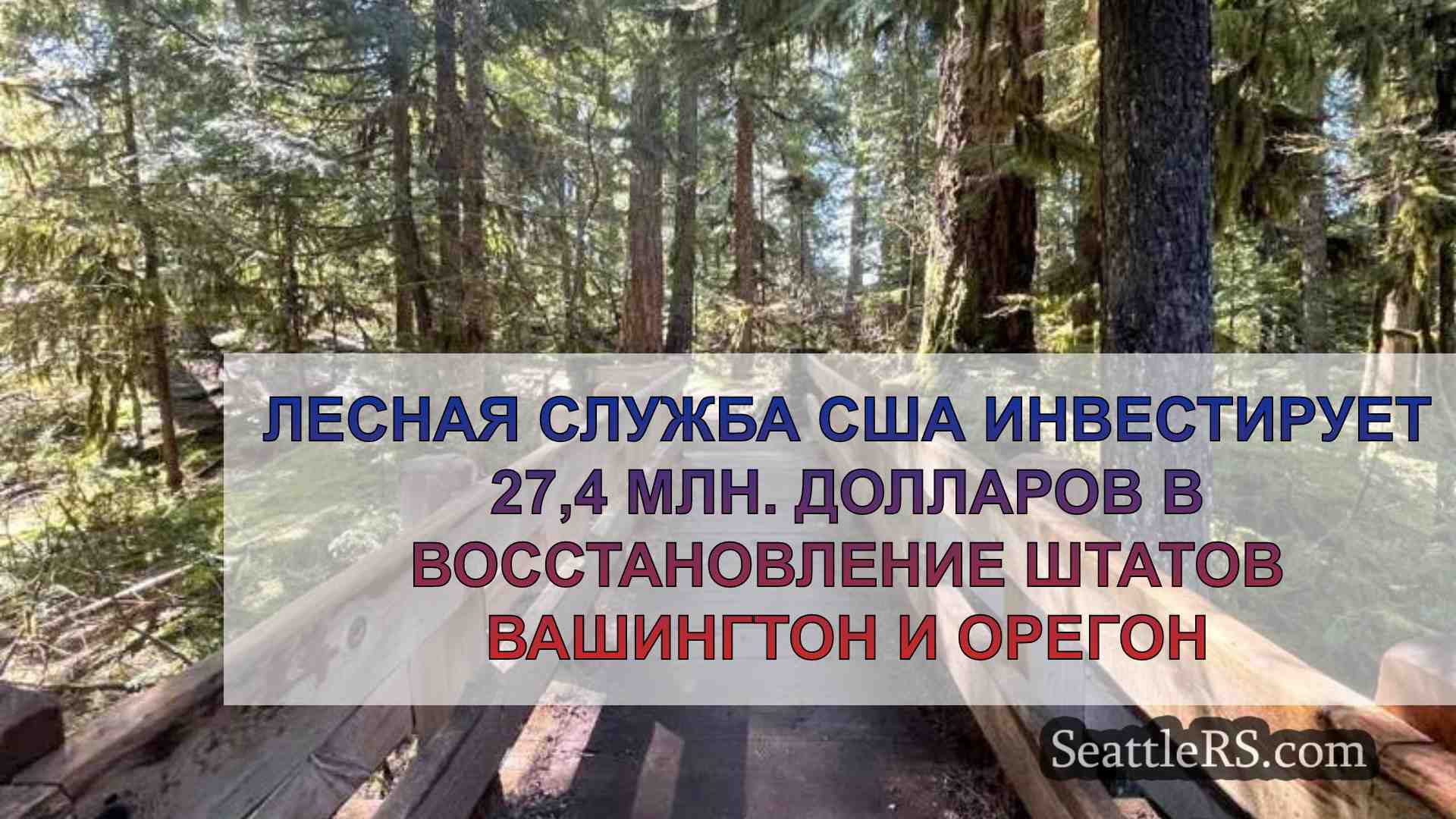 Лесная служба США инвестирует 27,4