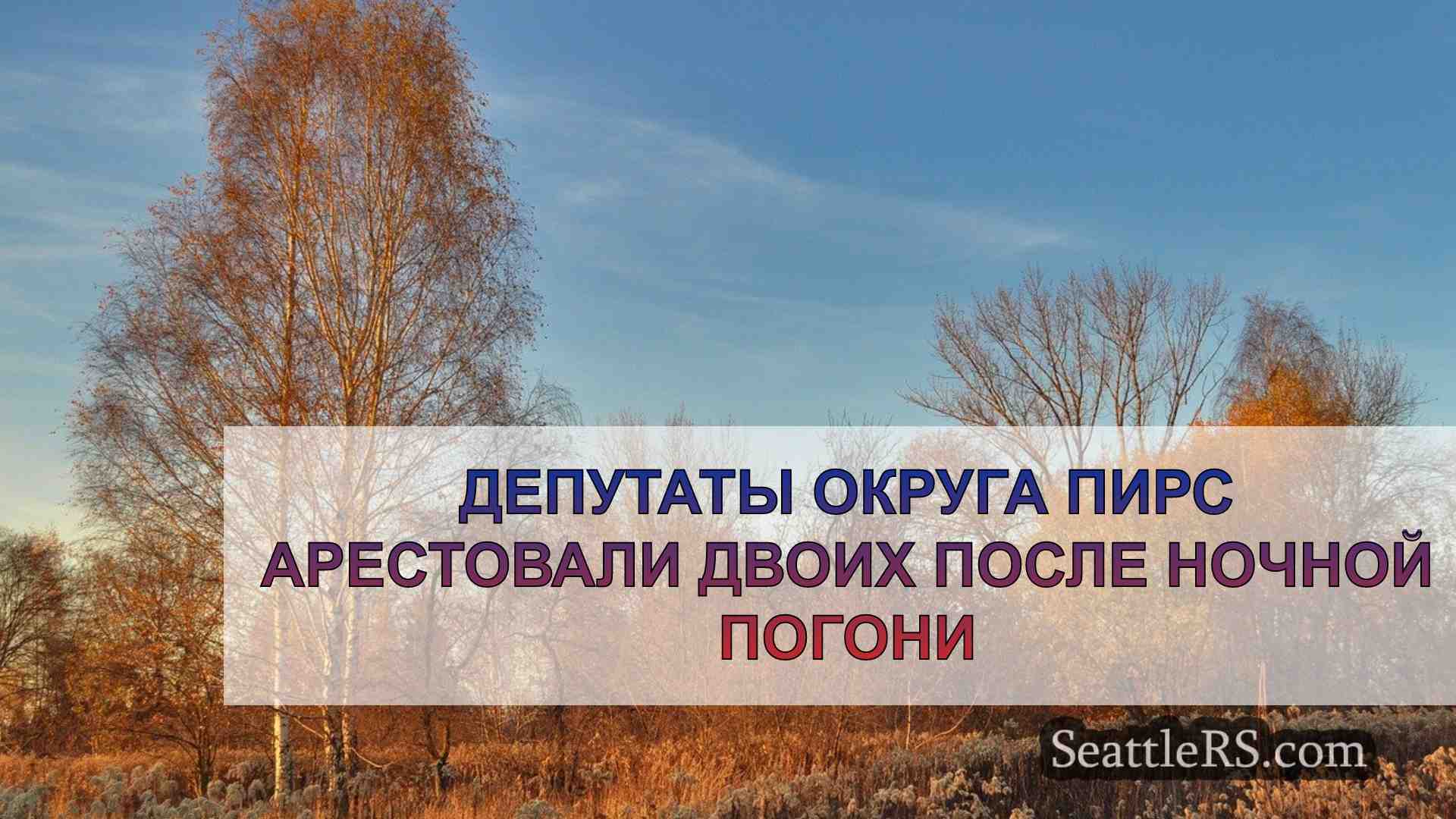 Депутаты округа Пирс арестовали двоих