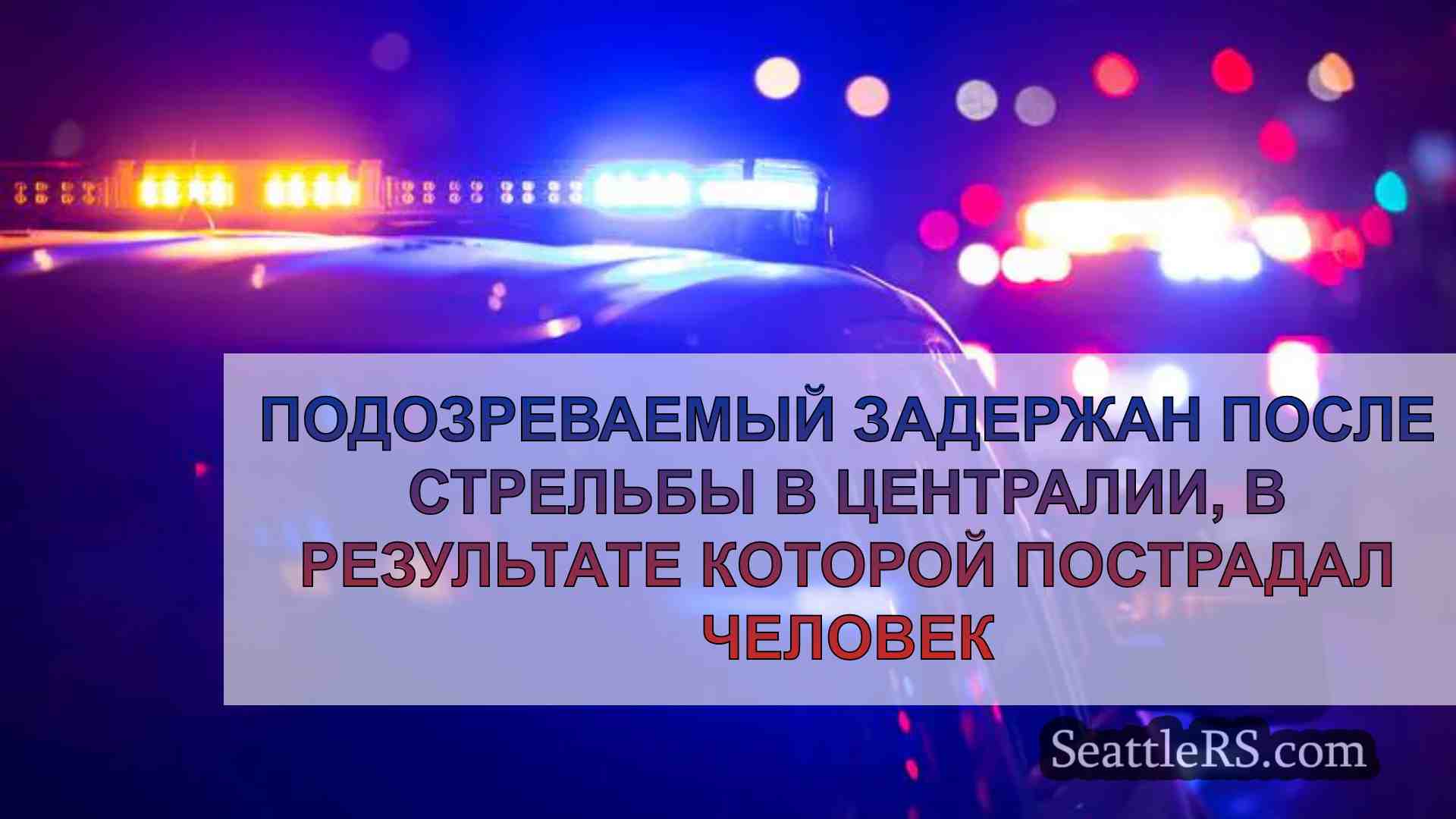 Подозреваемый задержан после стрельбы в