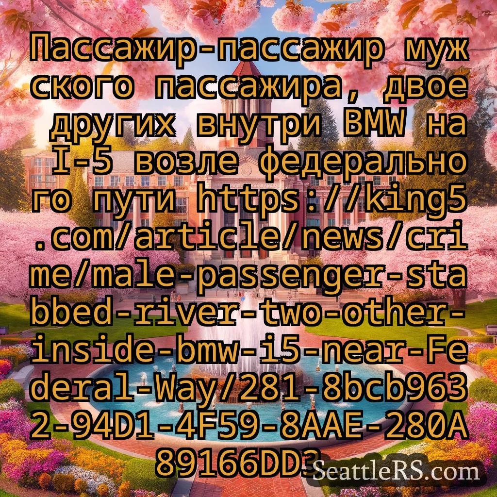 Сиэтл новости Пассажир-пассажир мужского