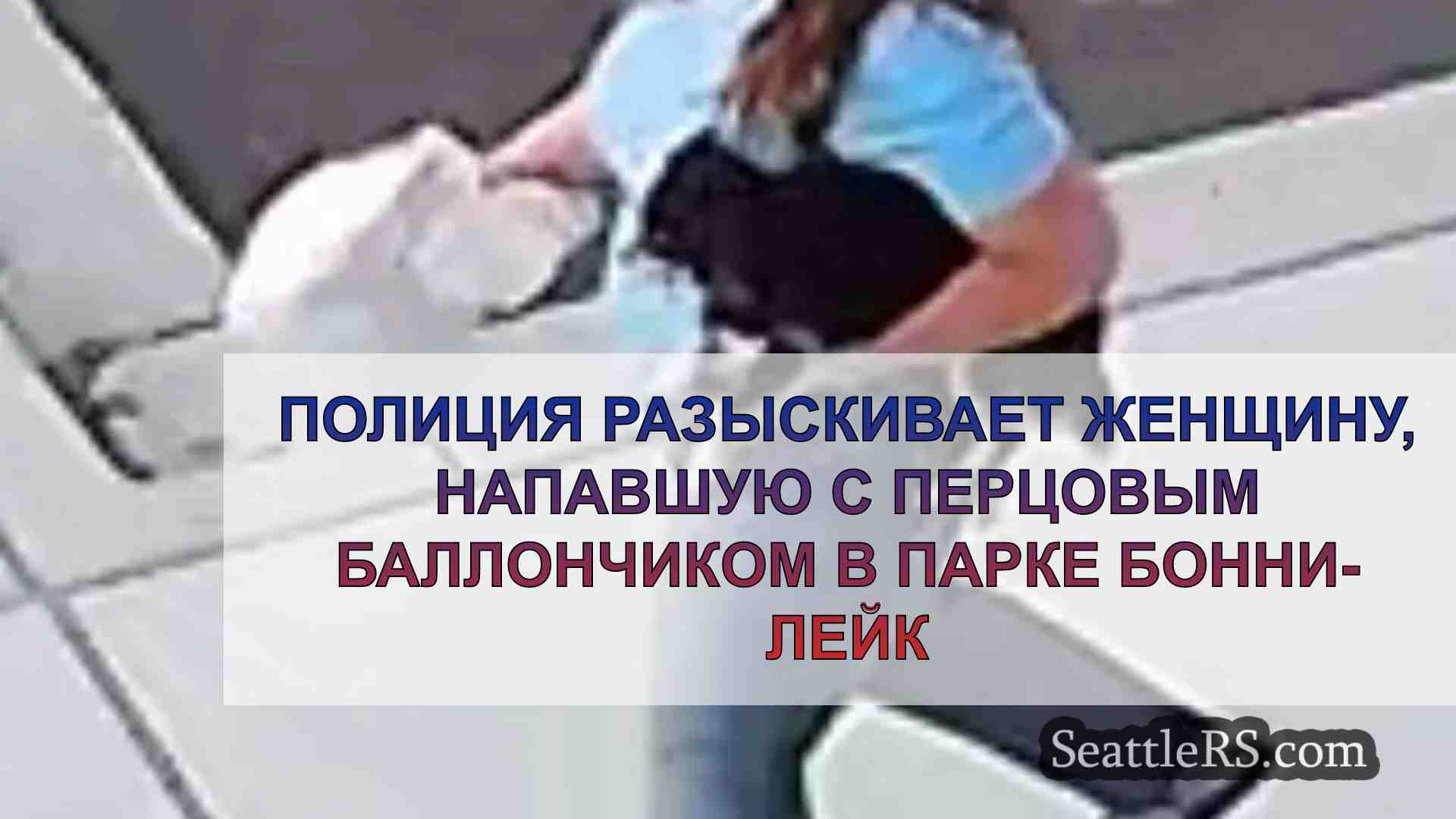 Полиция разыскивает женщину, напавшую с