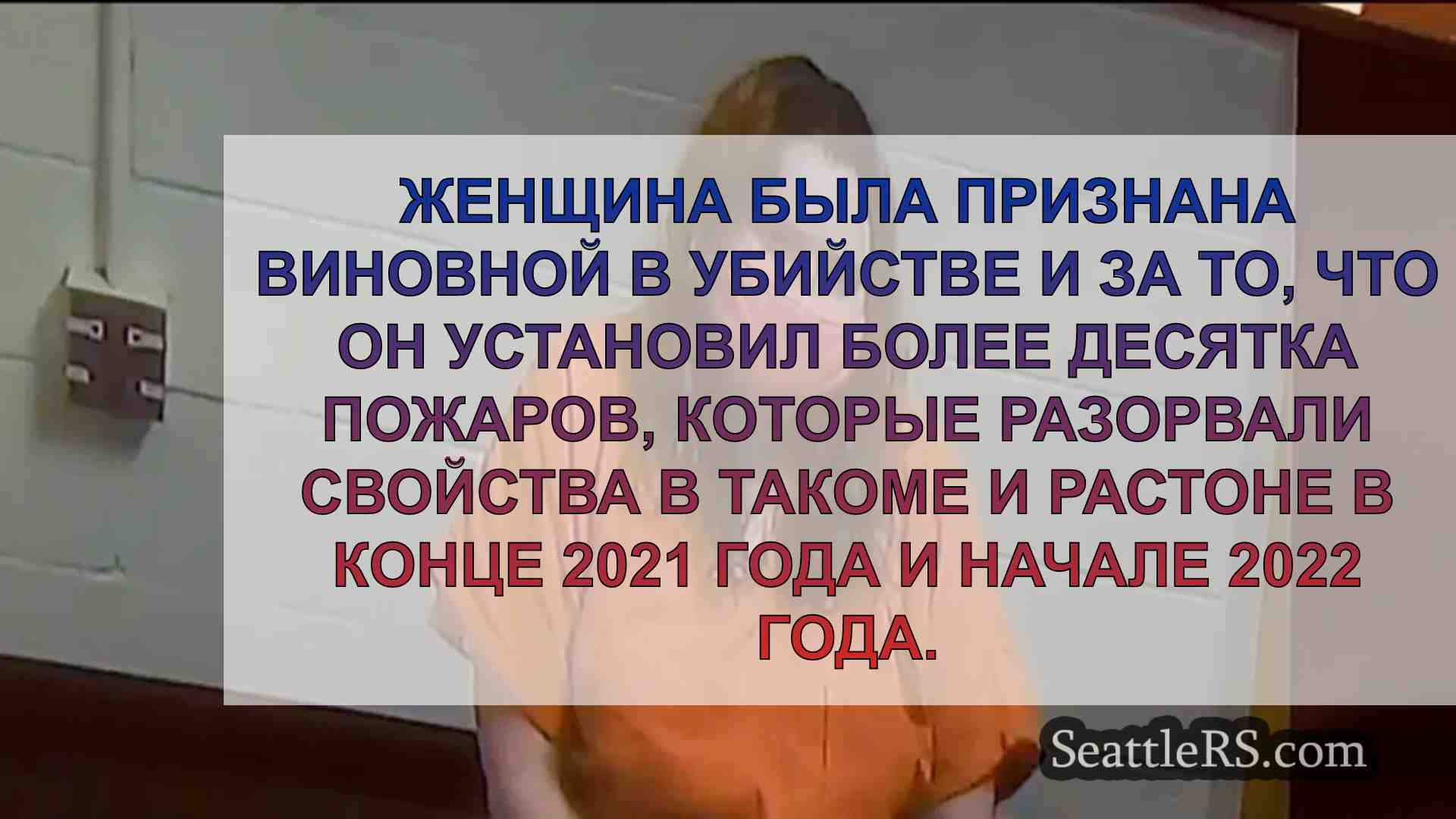 Женщина признана виновной в убийстве и