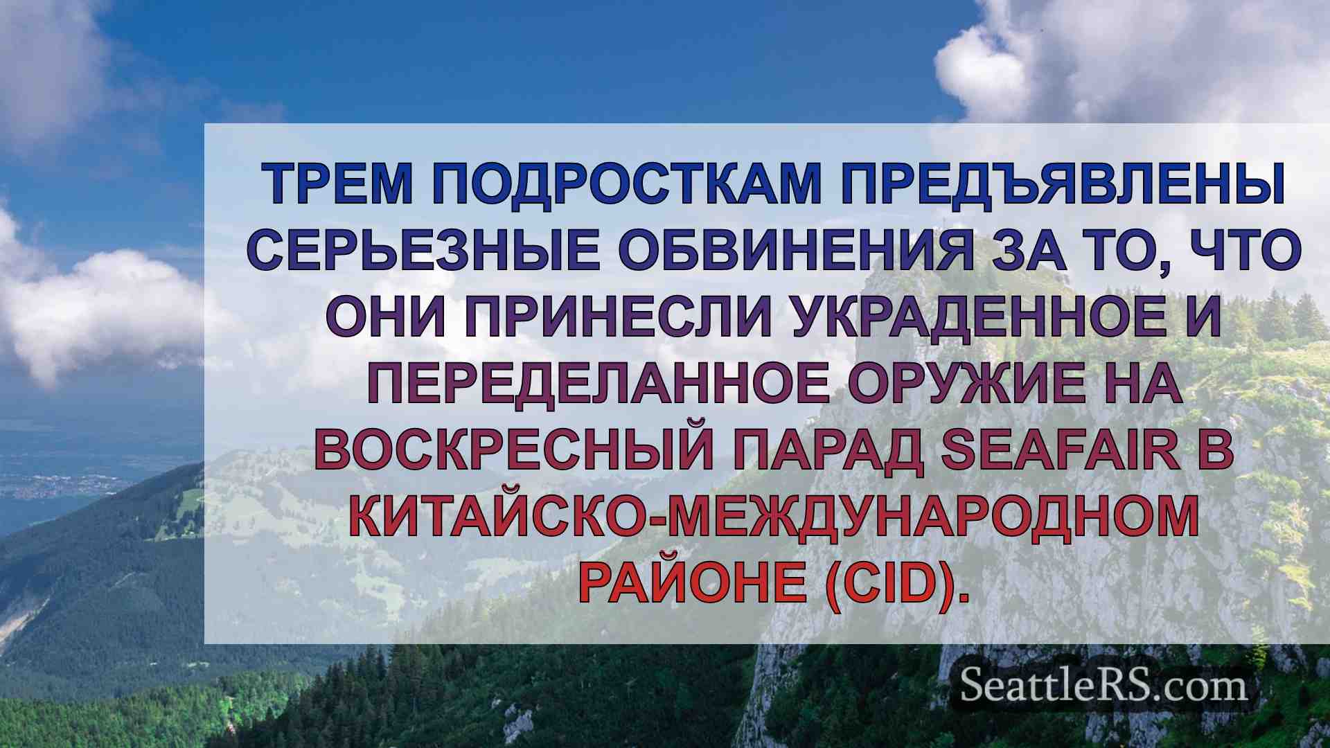 Подросткам предъявлены серьезные