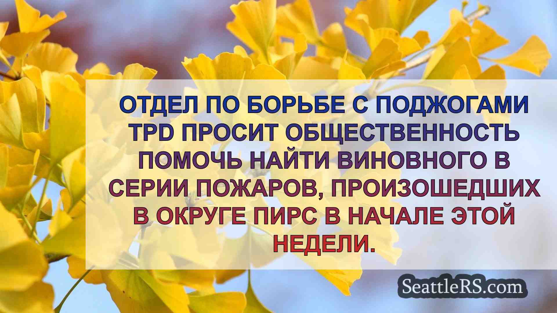 Новости Сиэтла SeattleRS