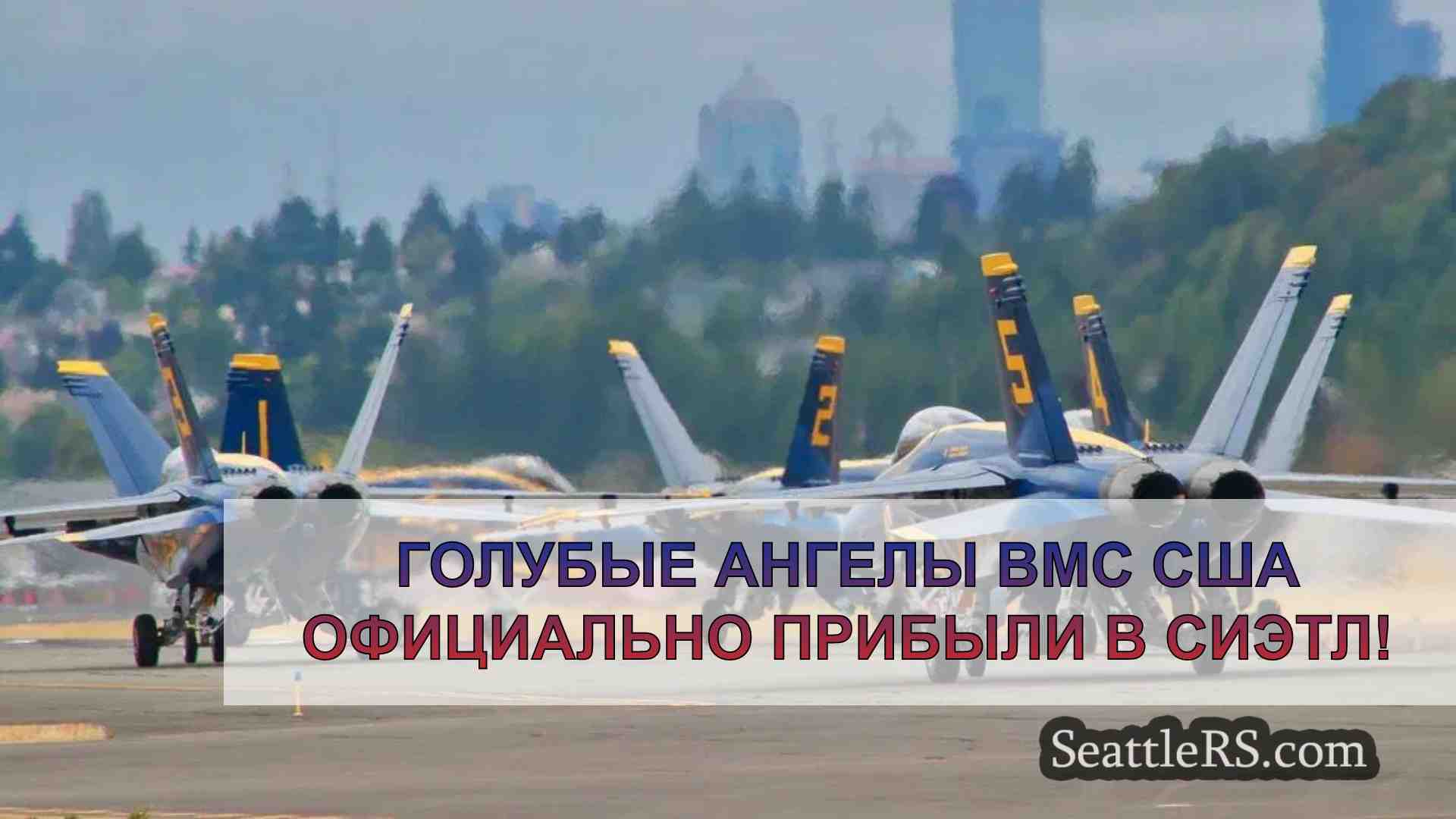 Голубые ангелы приземляются на поле