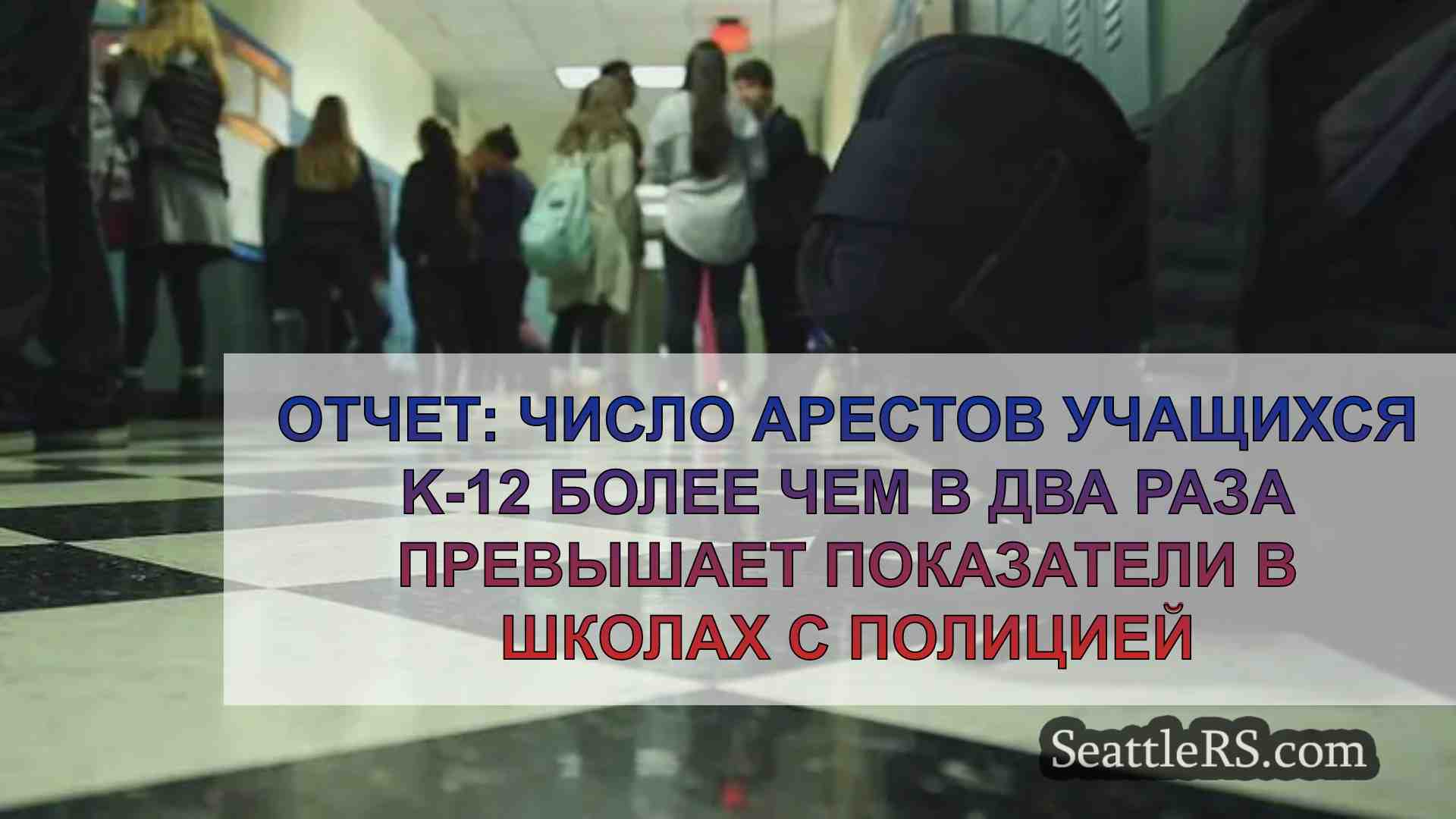 Отчет: Уровень арестов учащихся K-12