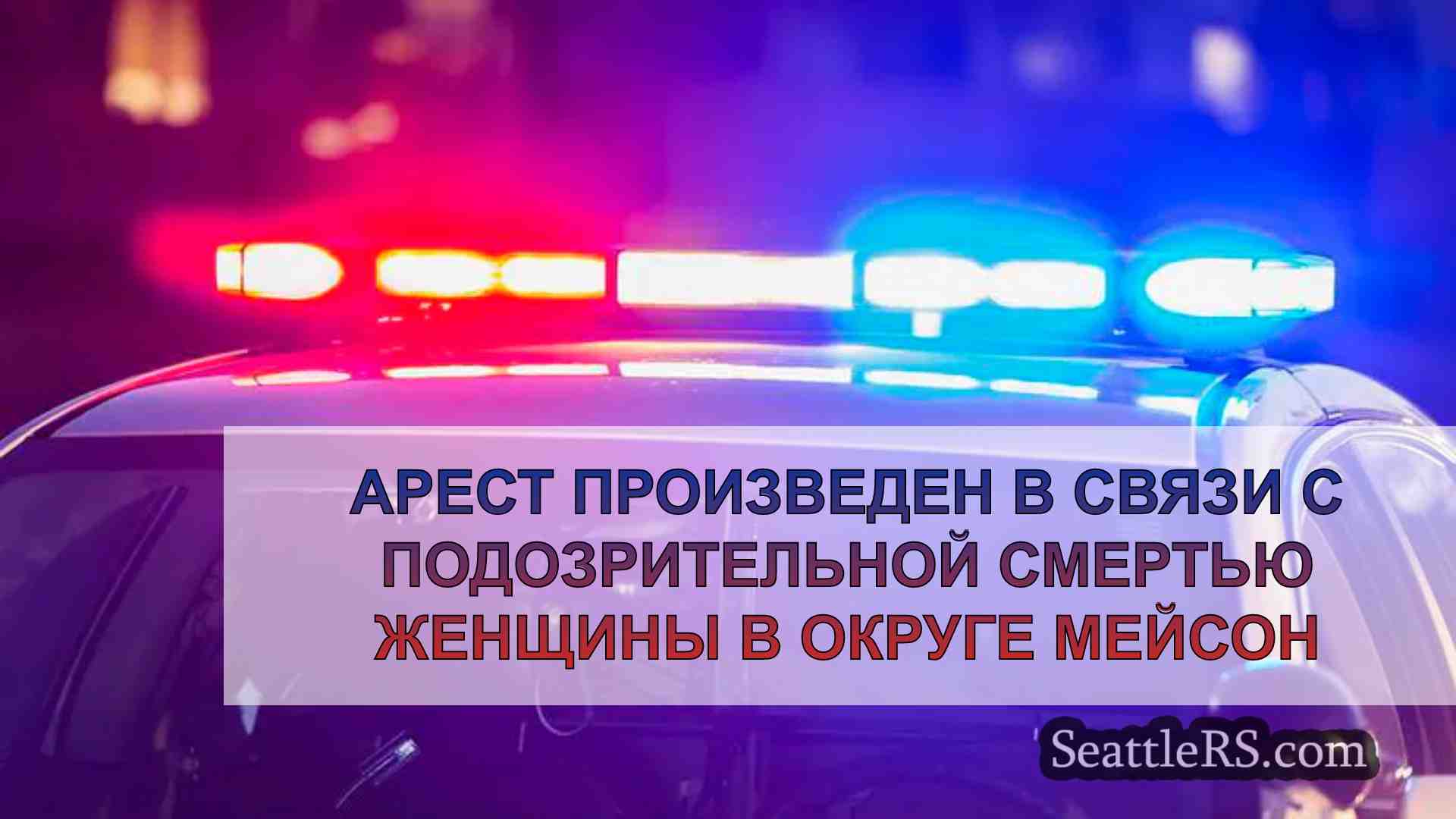 Арест произведен в связи с