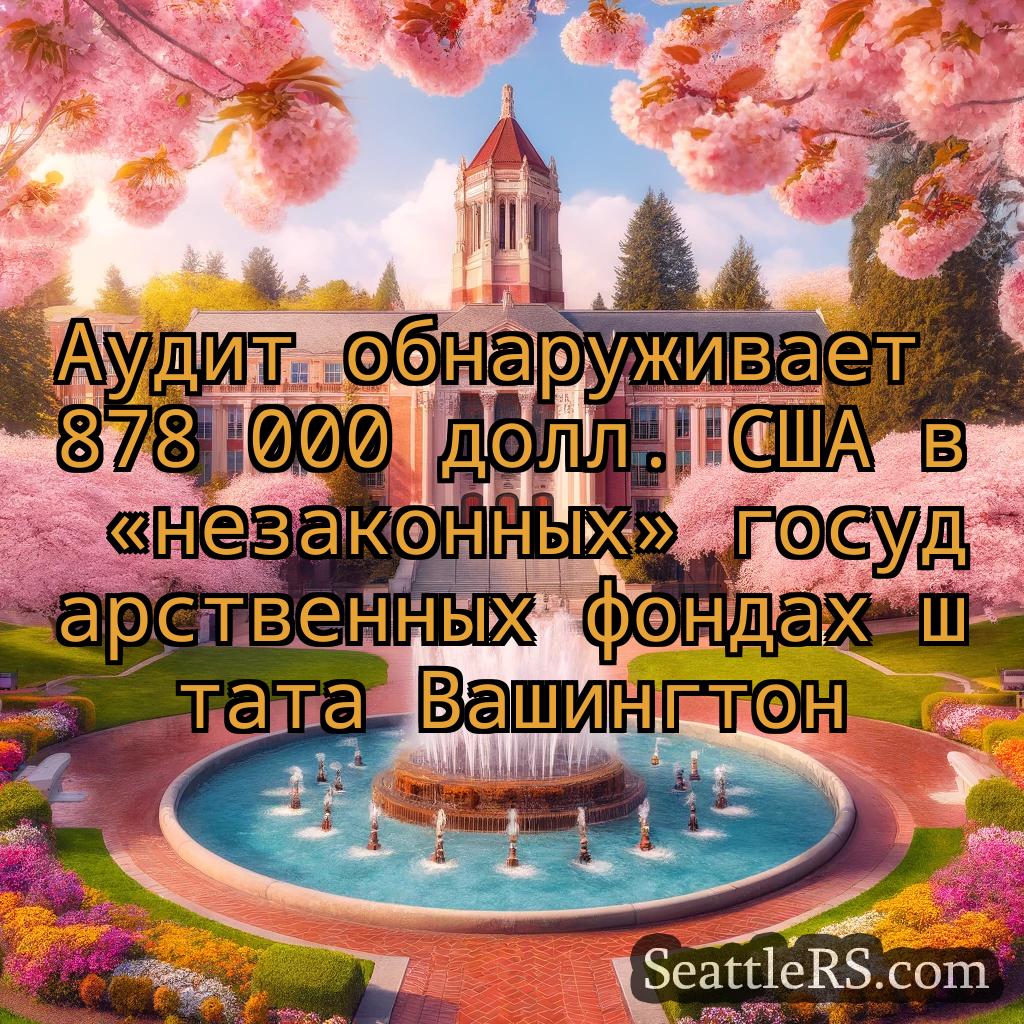Сиэтл новости Аудит обнаруживает 878 000 долл.