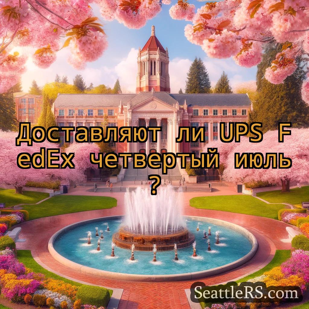 Сиэтл новости Доставляют ли UPS FedEx четвертый
