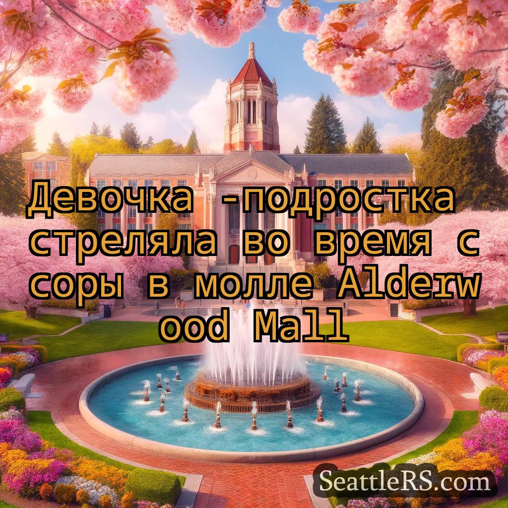 Сиэтл новости Девочка -подростка стреляла во