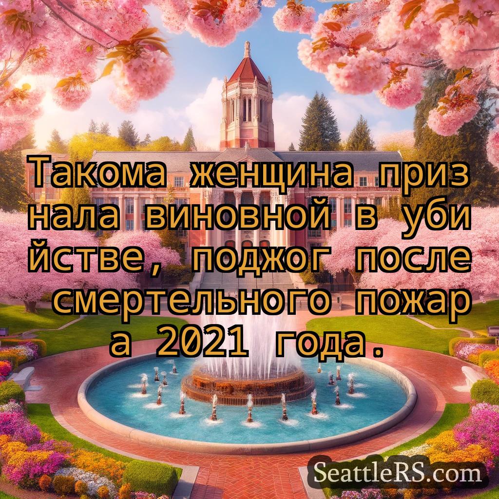 Сиэтл новости Такома женщина признала виновной в