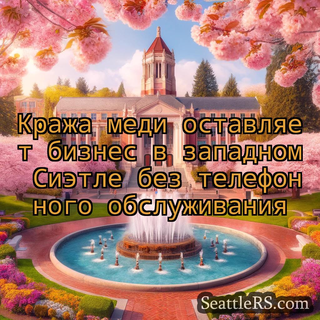 Сиэтл новости Кража меди оставляет бизнес в