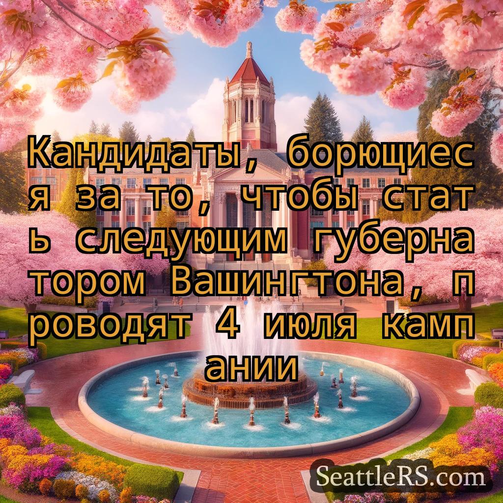 Сиэтл новости Кандидаты, борющиеся за то, чтобы