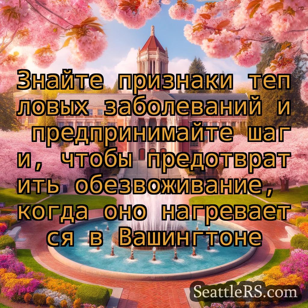 Сиэтл новости Знайте признаки тепловых