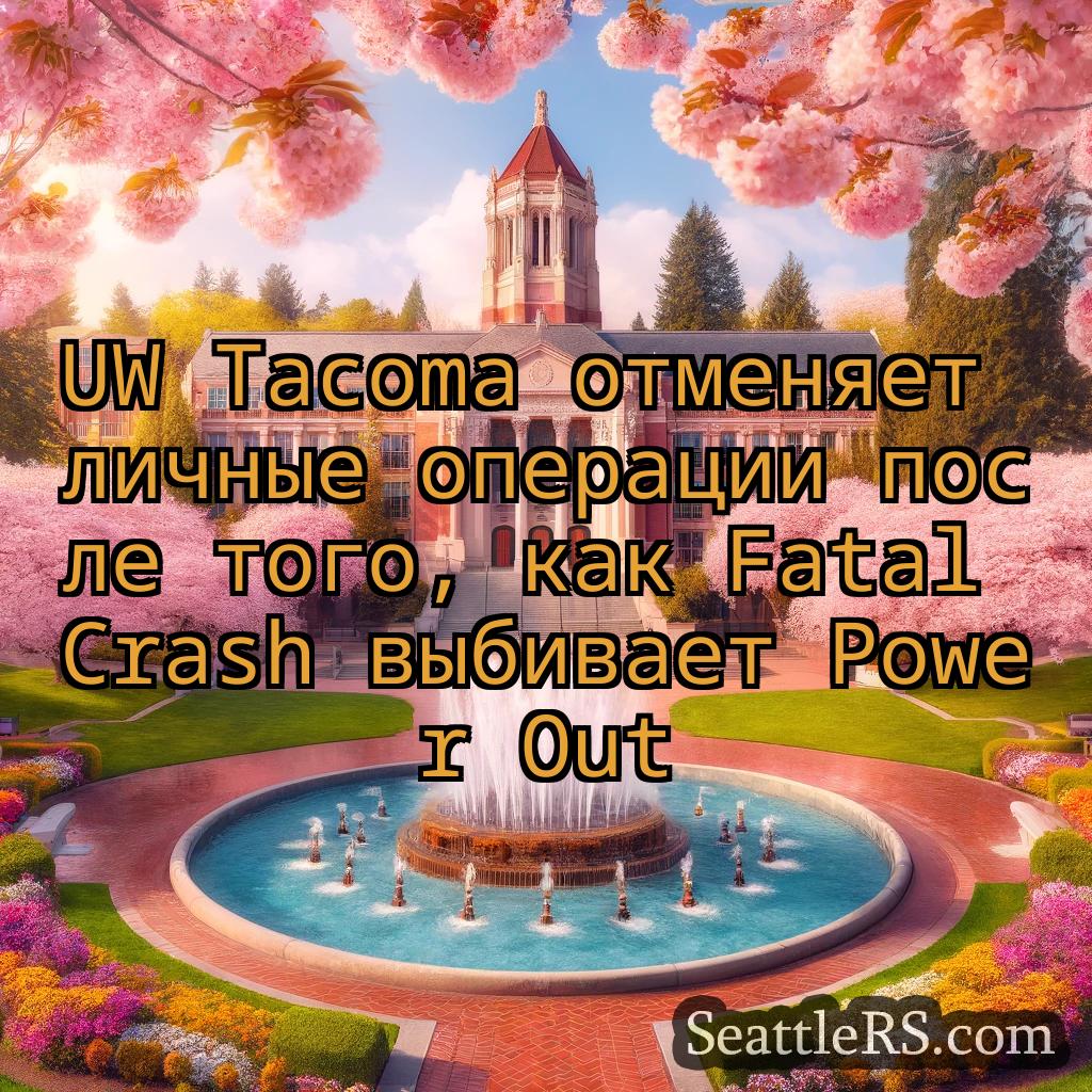 Сиэтл новости UW Tacoma отменяет личные операции