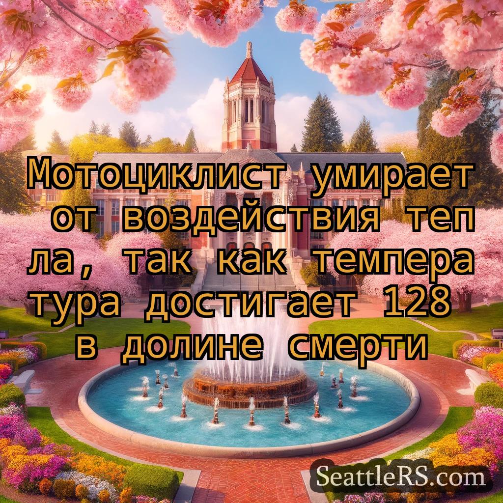 Сиэтл новости Мотоциклист умирает от воздействия
