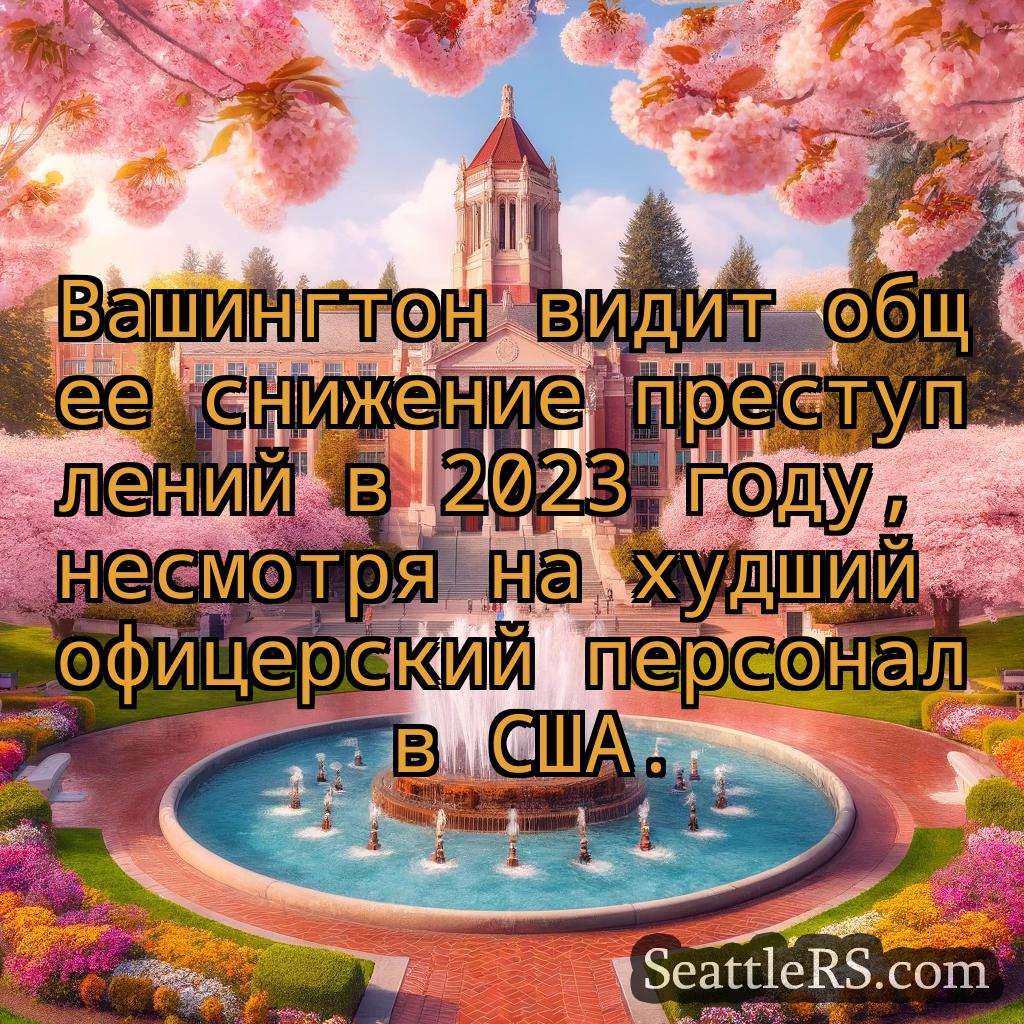 Сиэтл новости Вашингтон видит общее снижение