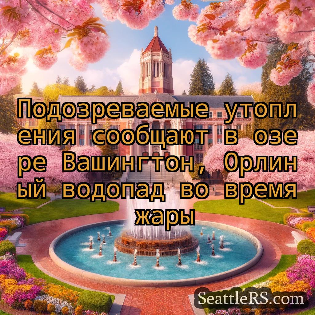 Сиэтл новости Подозреваемые утопления сообщают в