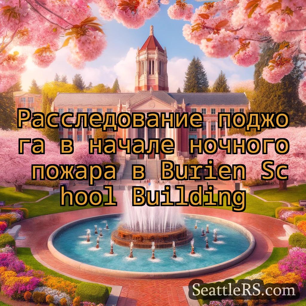 Сиэтл новости Расследование поджога в начале