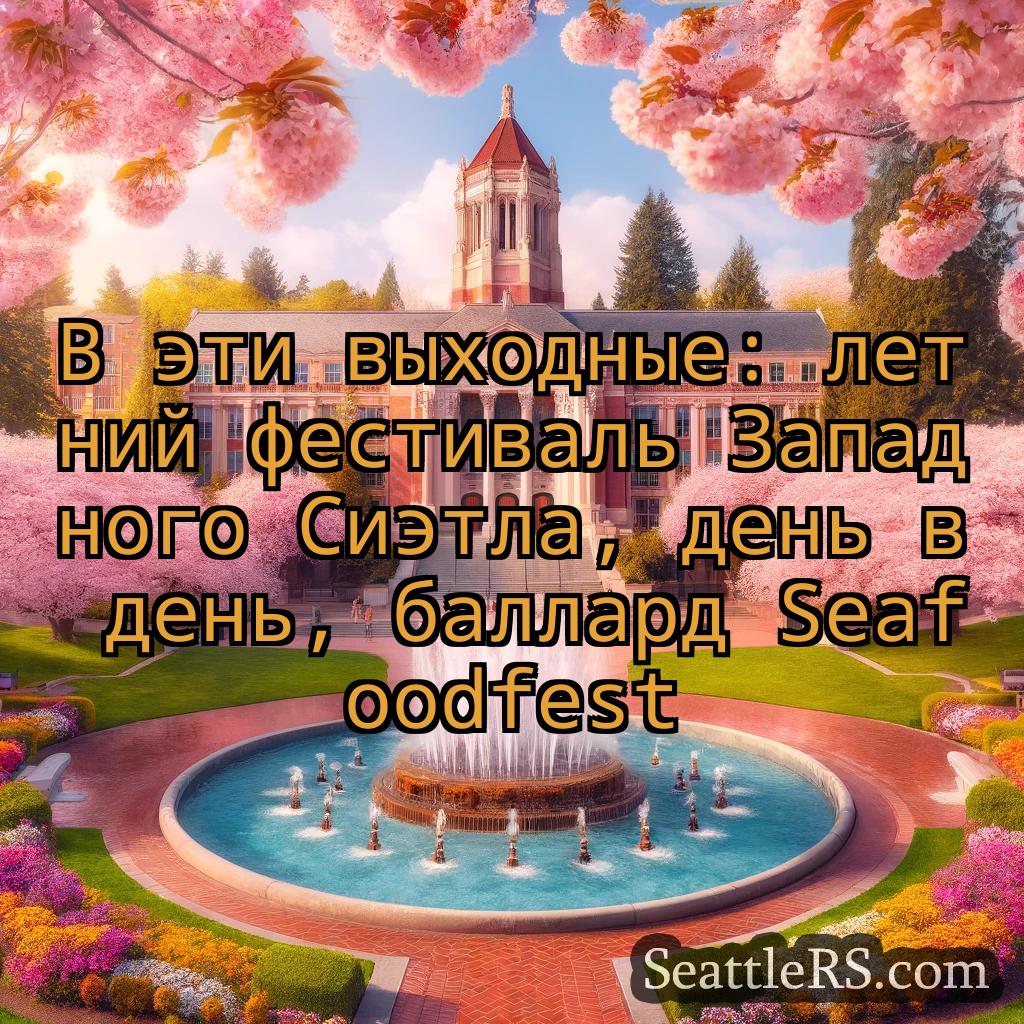 Сиэтл новости В эти выходные: летний фестиваль