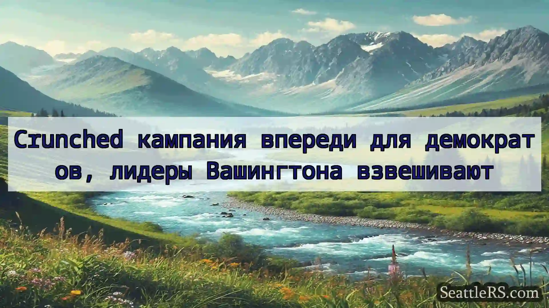 Сиэтл новости Crunched кампания впереди для