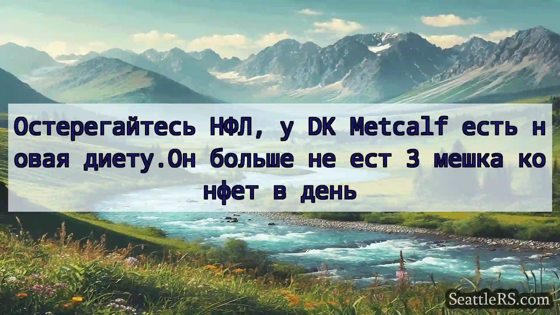 Сиэтл новости Остерегайтесь НФЛ, у DK Metcalf