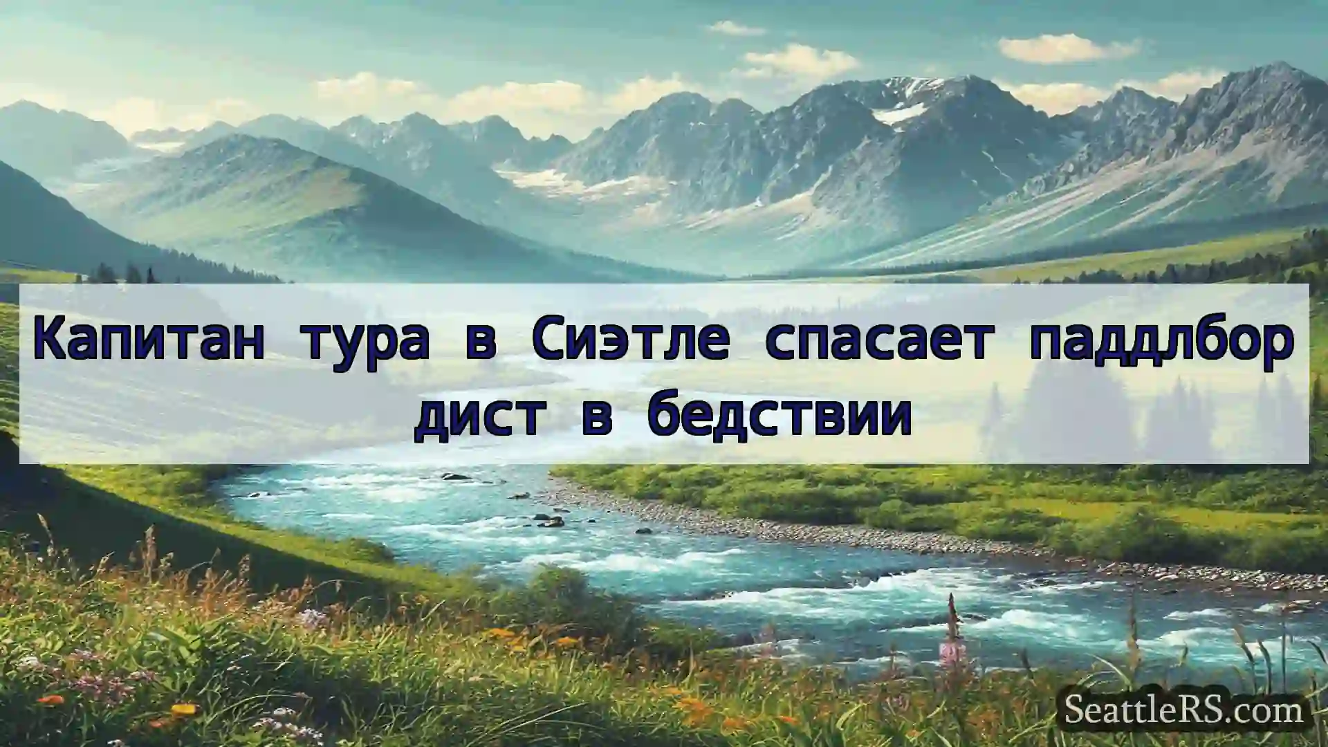 Сиэтл новости Капитан тура в Сиэтле спасает