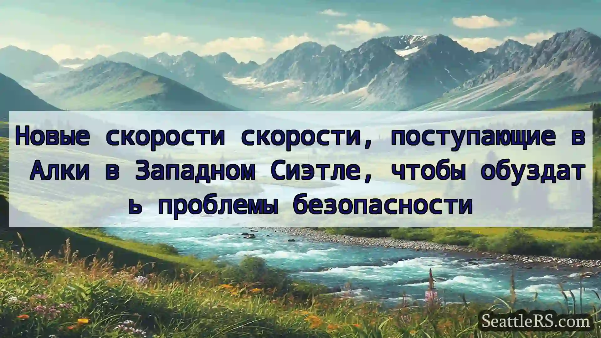 Сиэтл новости Новые скорости скорости,