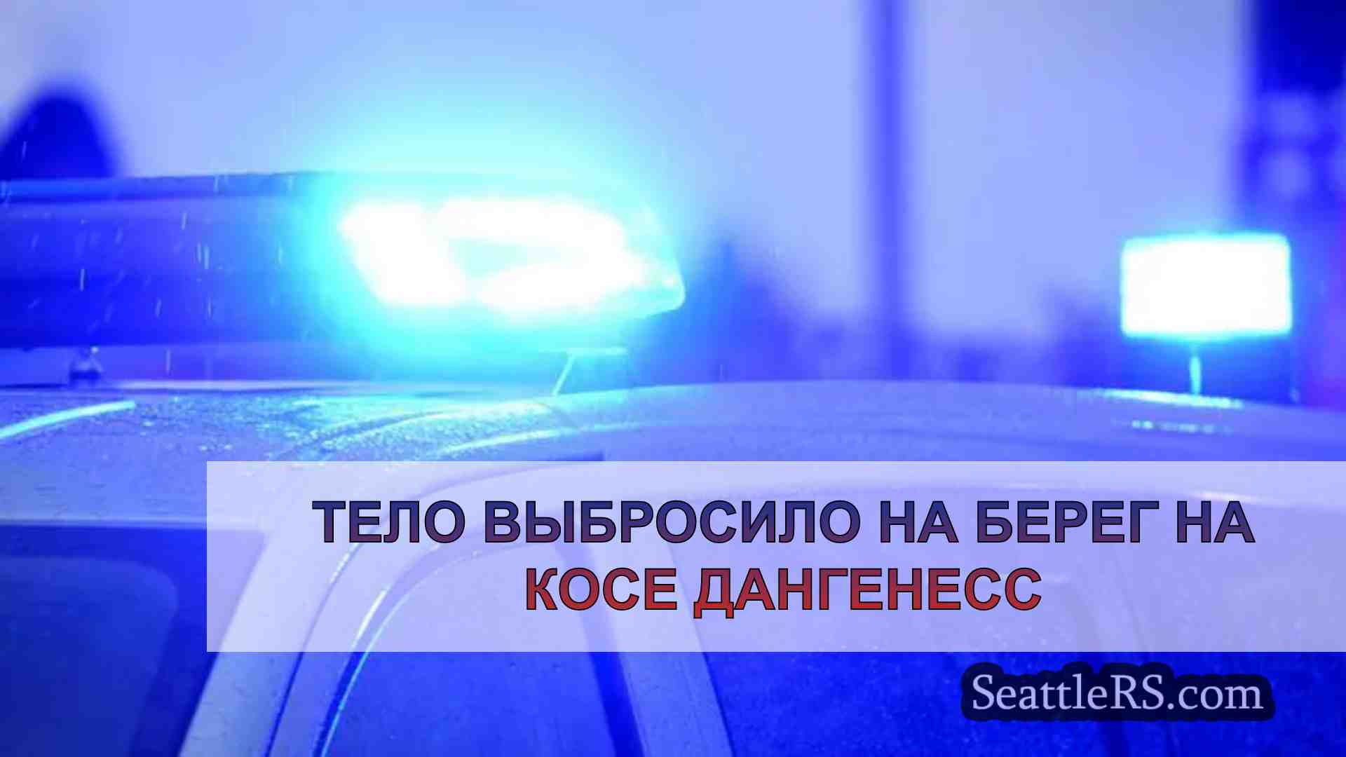 Тело выбросило на берег на косе