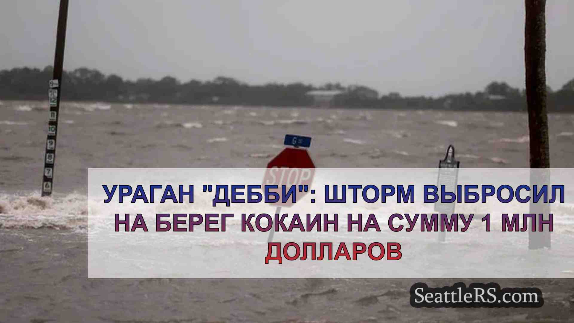 Ураган Дебби: шторм выбросил на берег