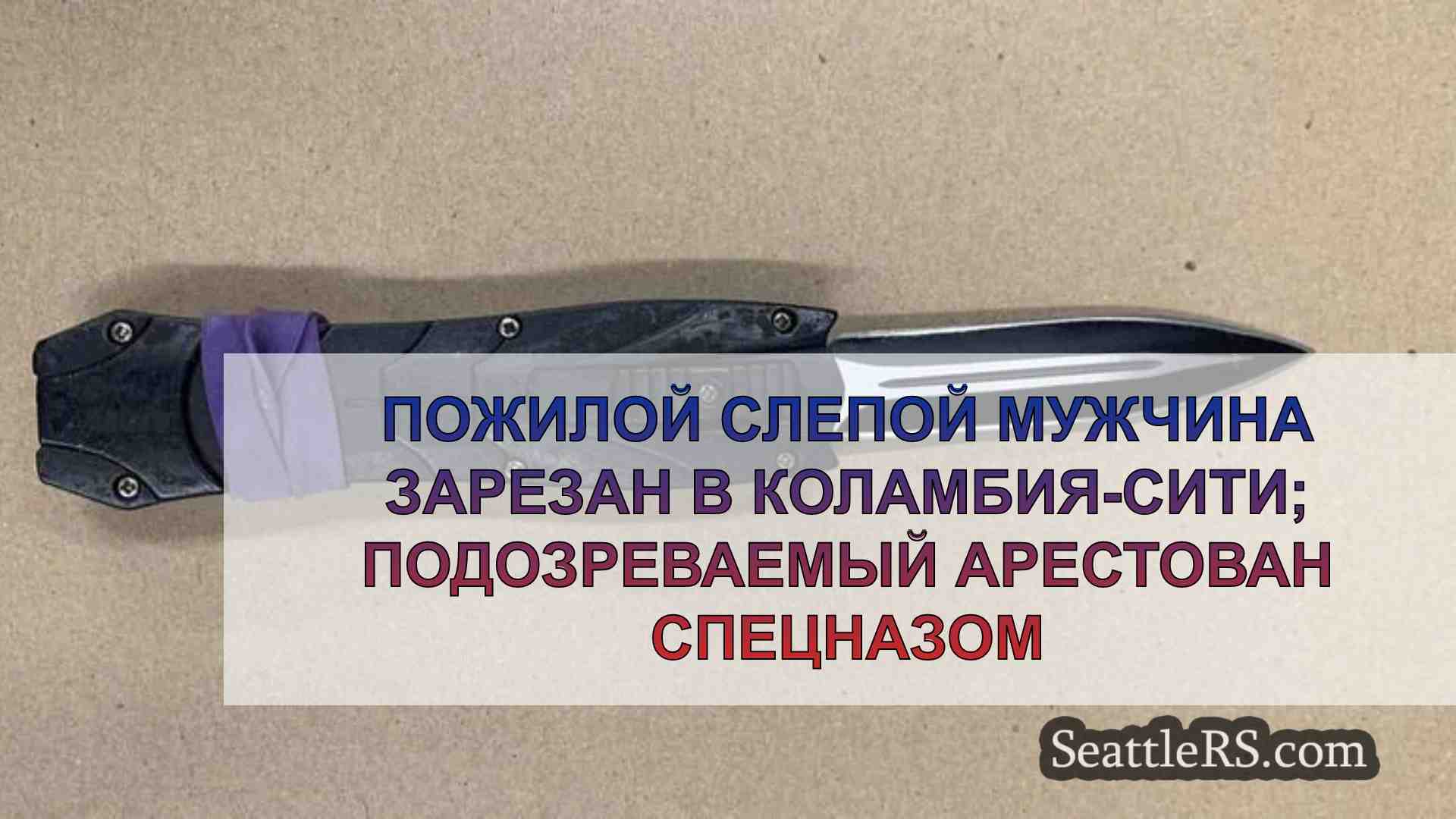 Пожилой слепой мужчина зарезан в