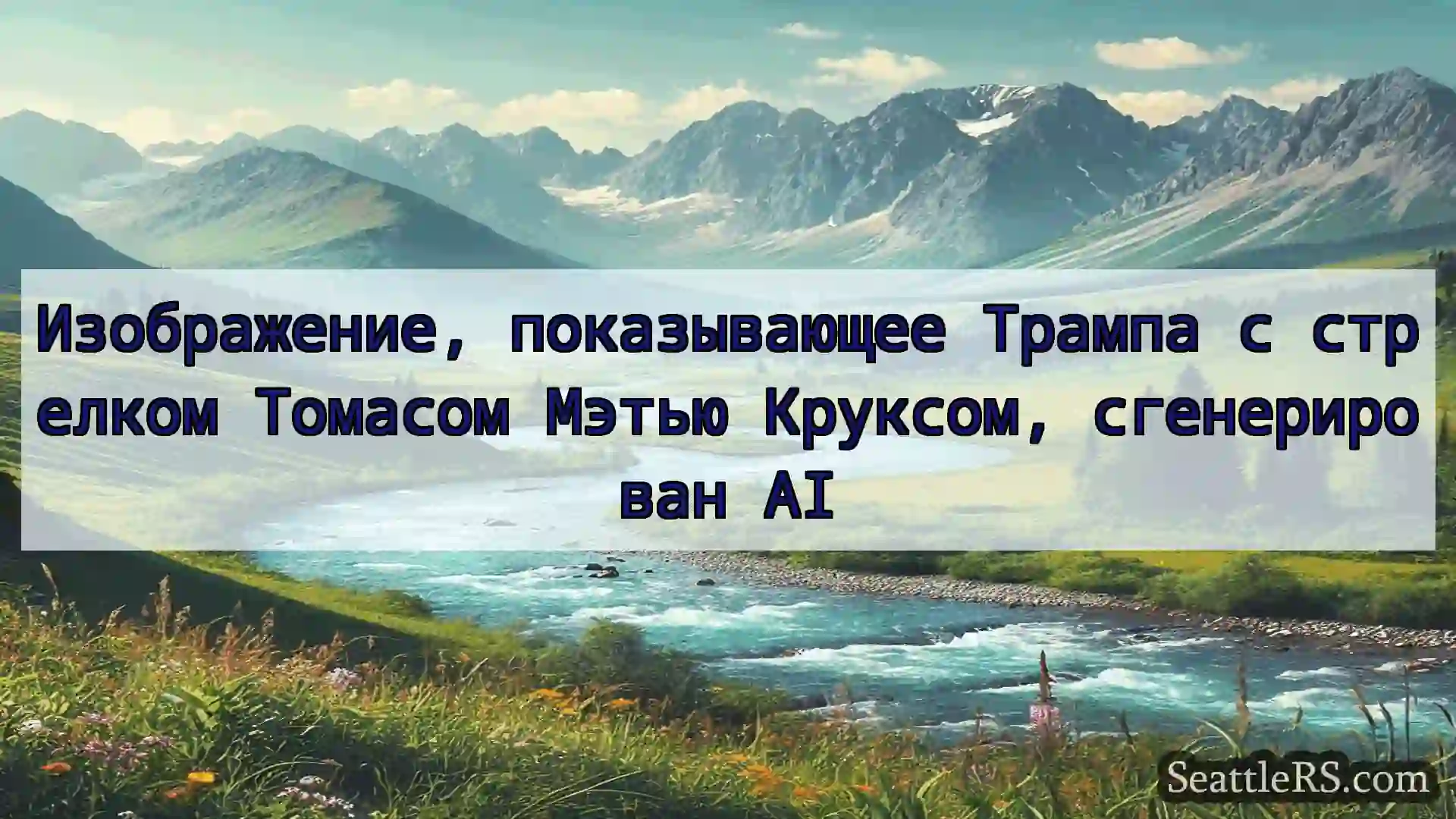 Сиэтл новости Изображение, показывающее Трампа с