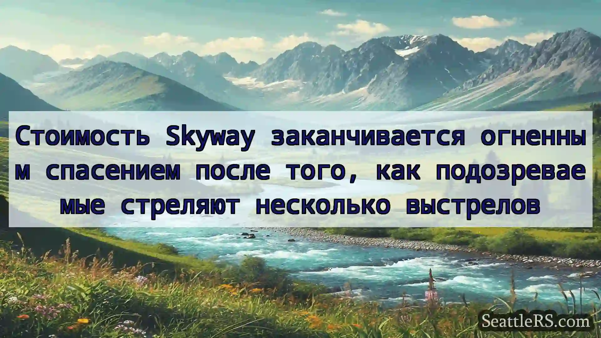 Сиэтл новости Стоимость Skyway заканчивается