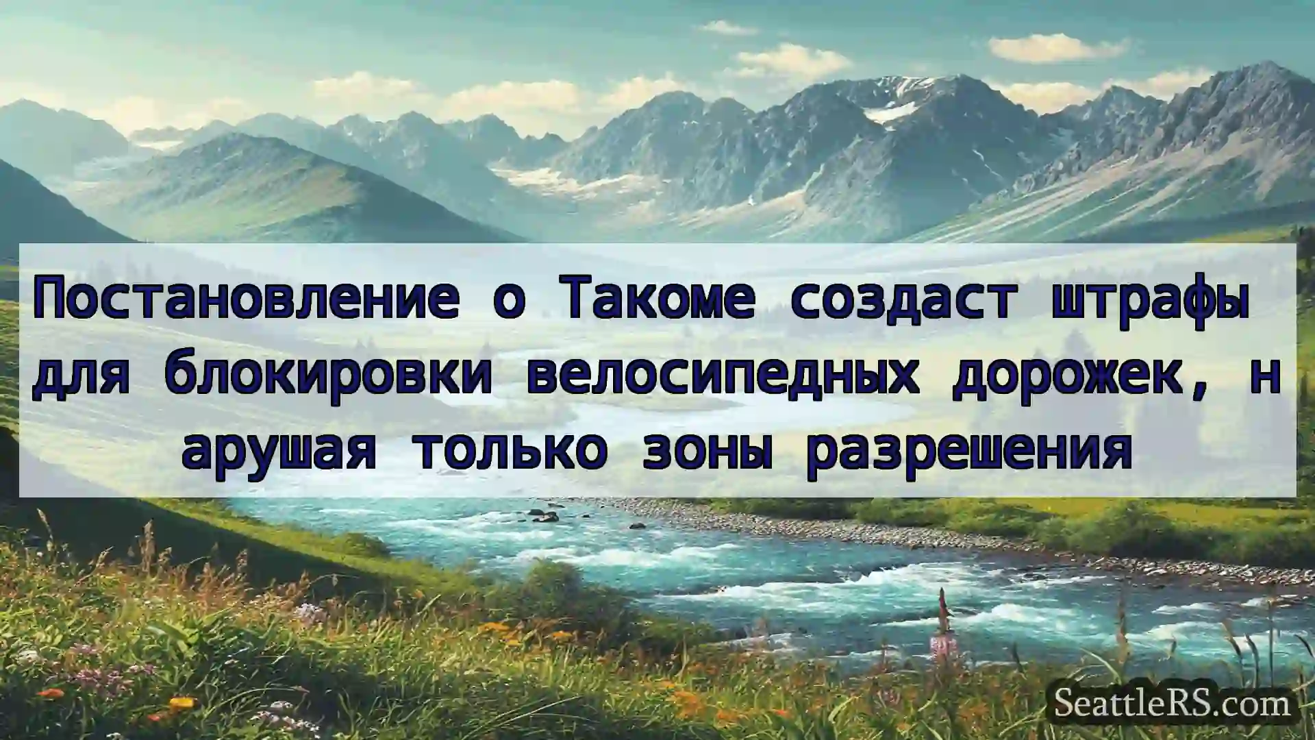 Сиэтл новости Постановление о Такоме создаст