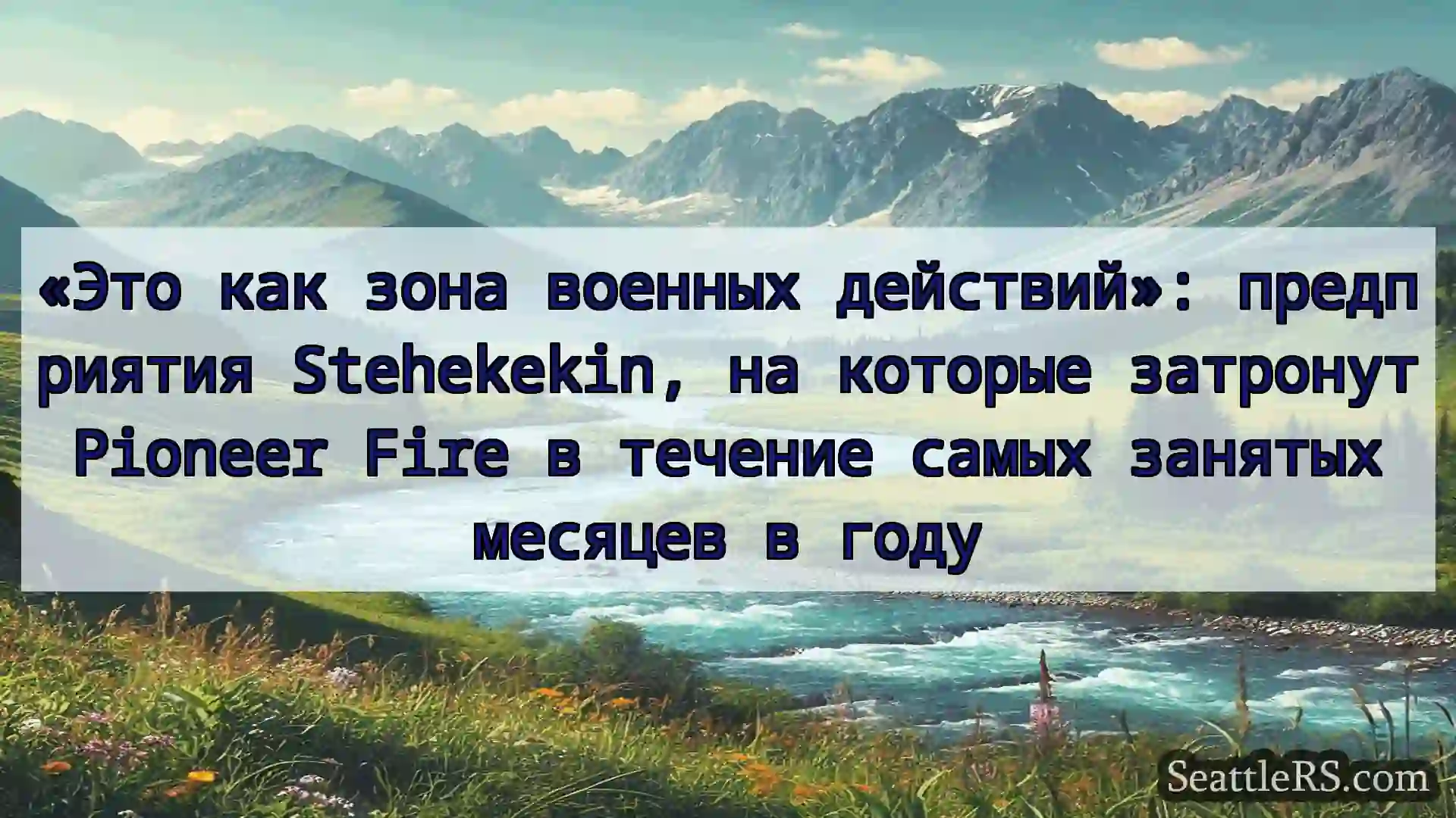 Сиэтл новости «Это как зона военных действий»: