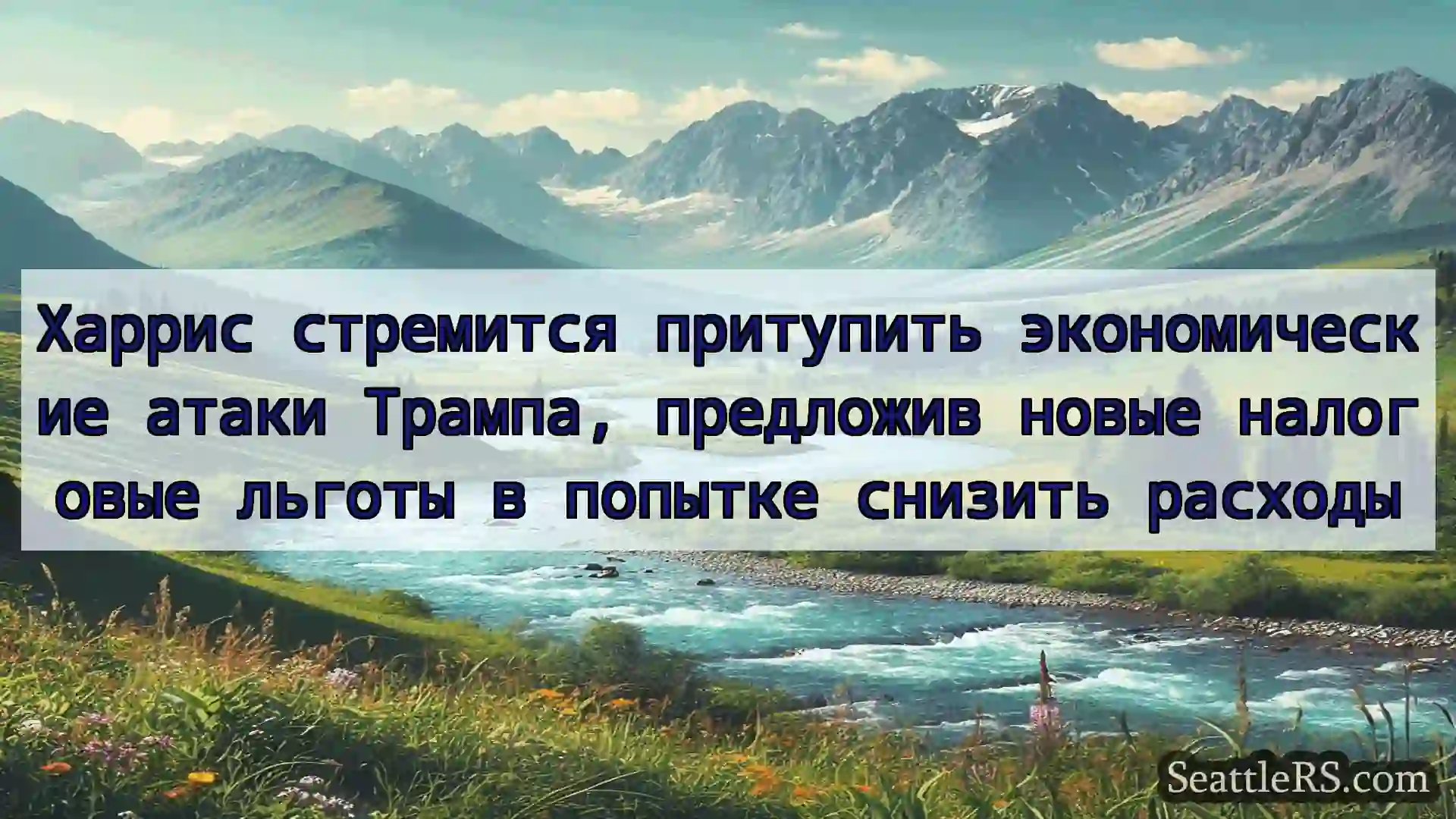 Сиэтл новости Харрис стремится притупить