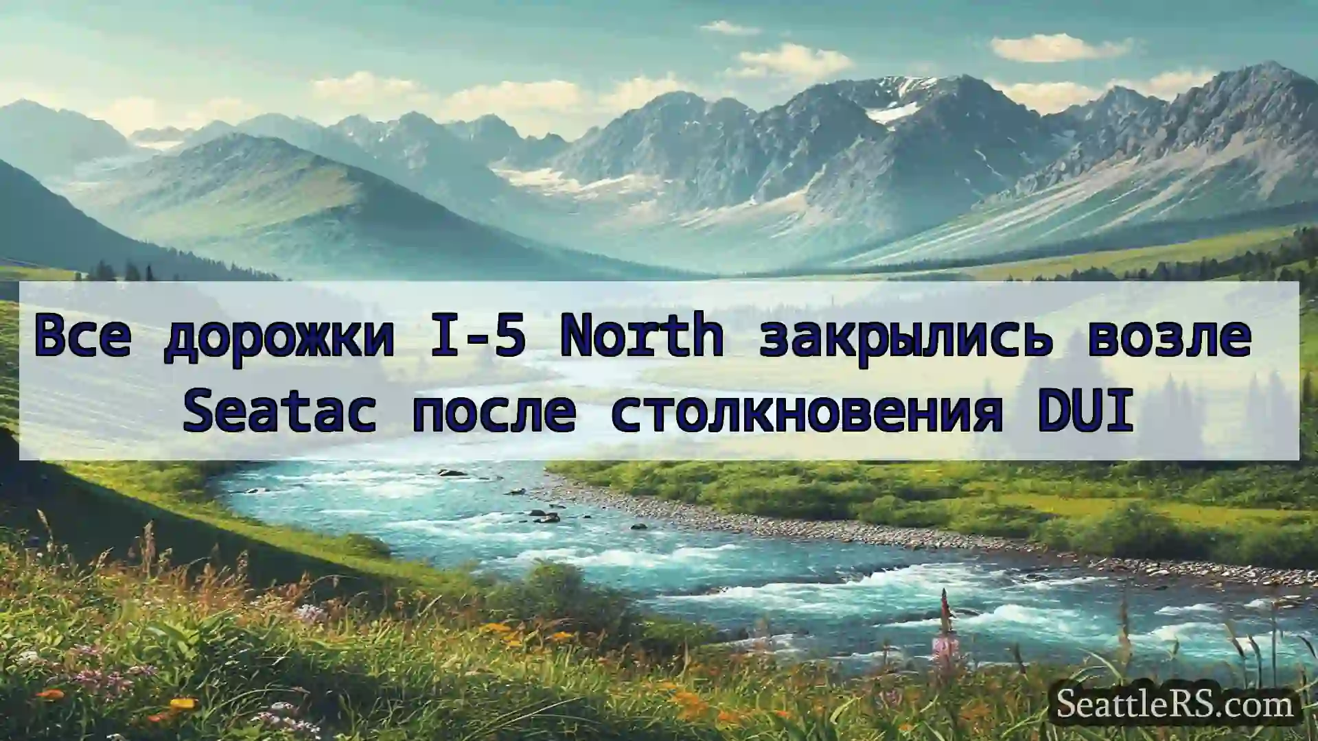 Сиэтл новости Все дорожки I-5 North закрылись
