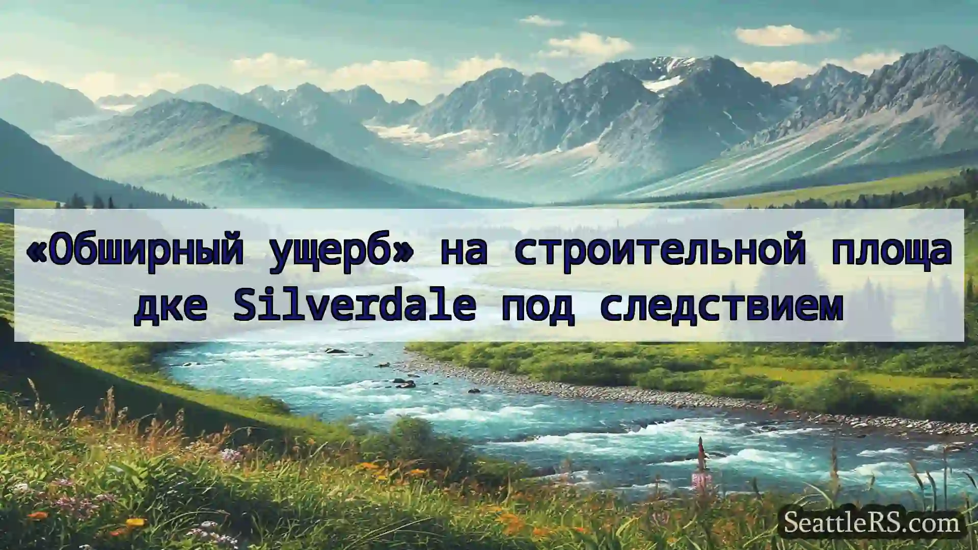 Сиэтл новости «Обширный ущерб» на строительной