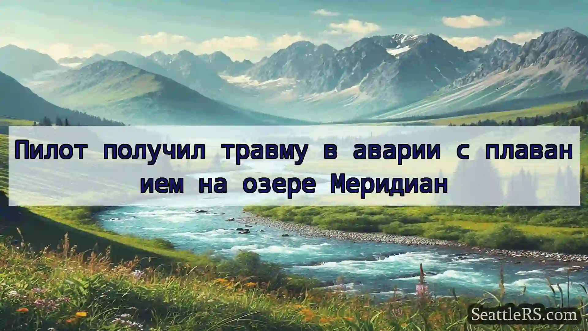 Сиэтл новости Пилот получил травму в аварии с