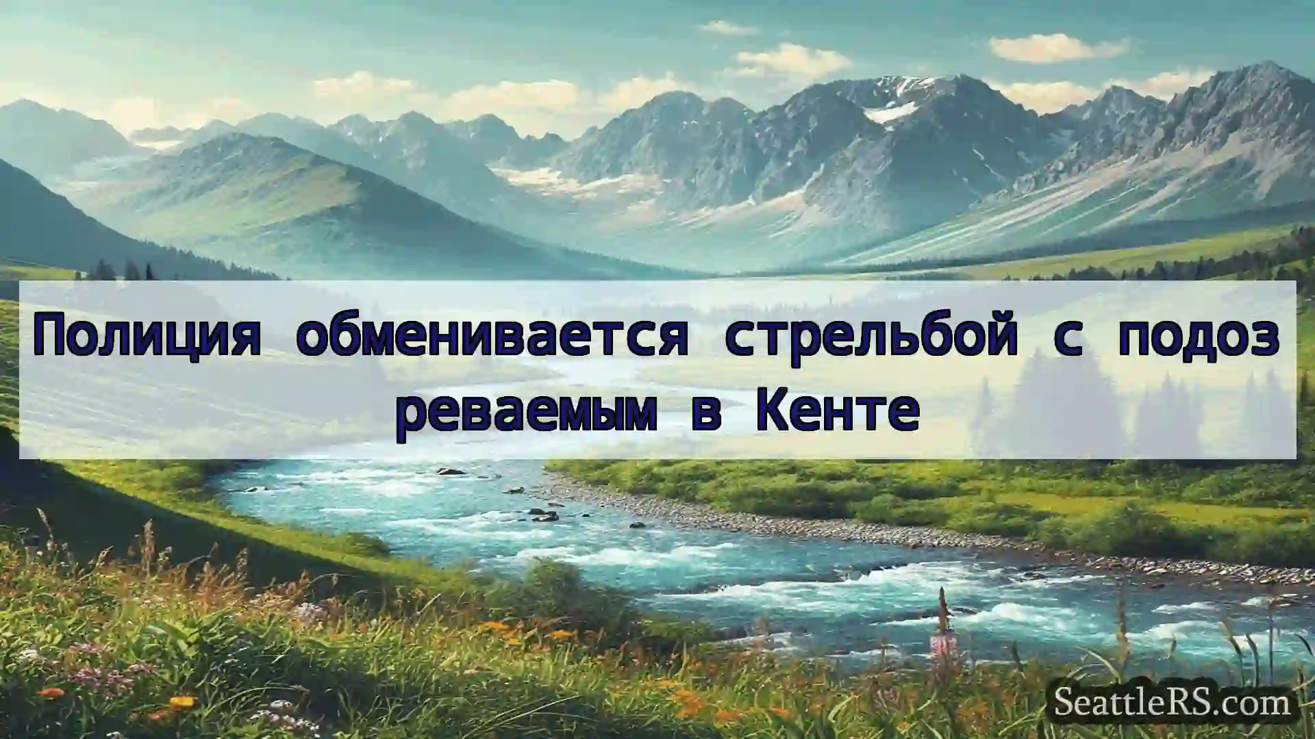 Сиэтл новости Полиция обменивается стрельбой с