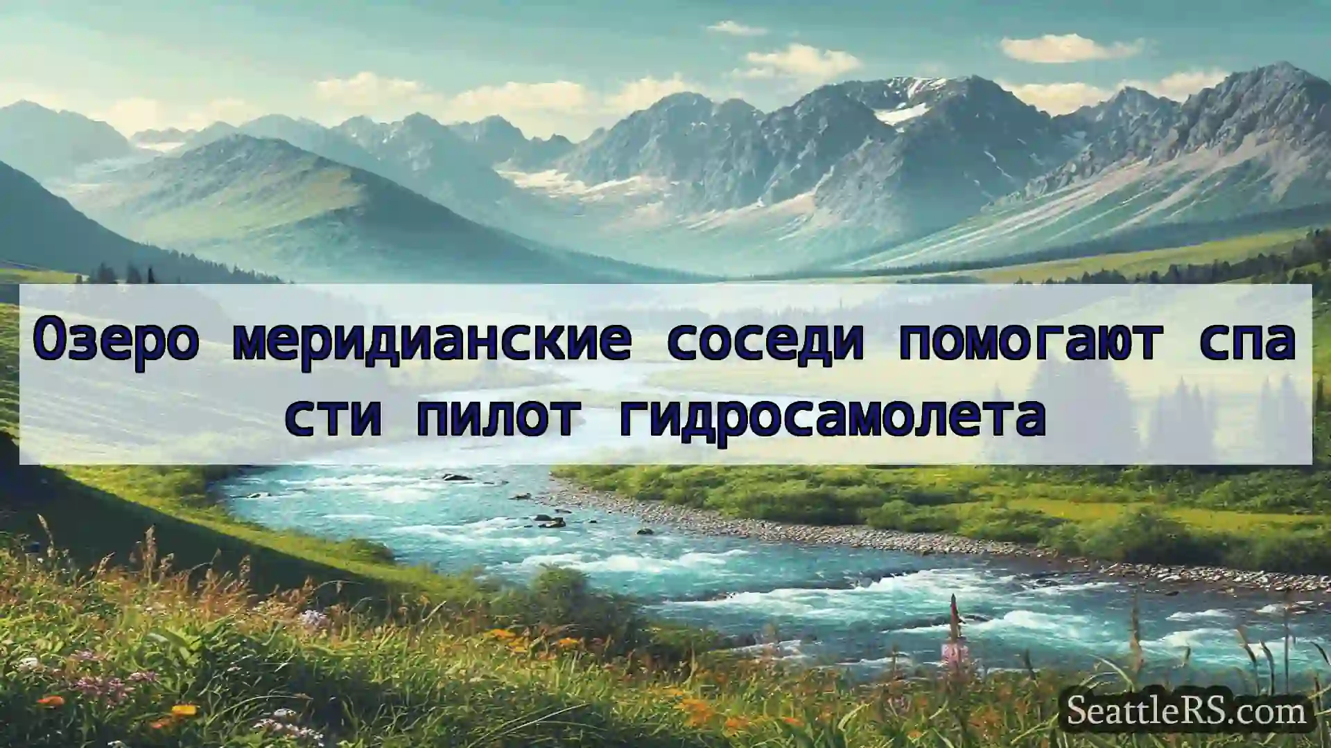 Сиэтл новости Озеро меридианские соседи помогают