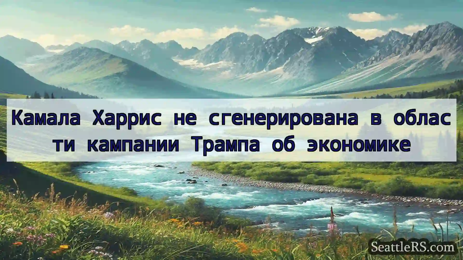 Сиэтл новости Камала Харрис не сгенерирована в