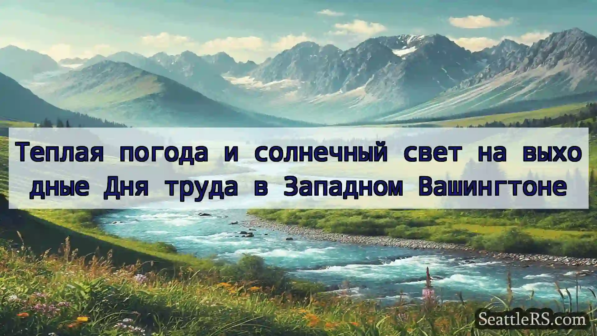 Сиэтл новости Теплая погода и солнечный свет на