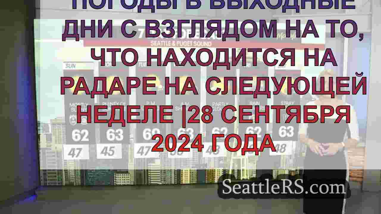Сиэтл погода: солнечные выходные, шансы