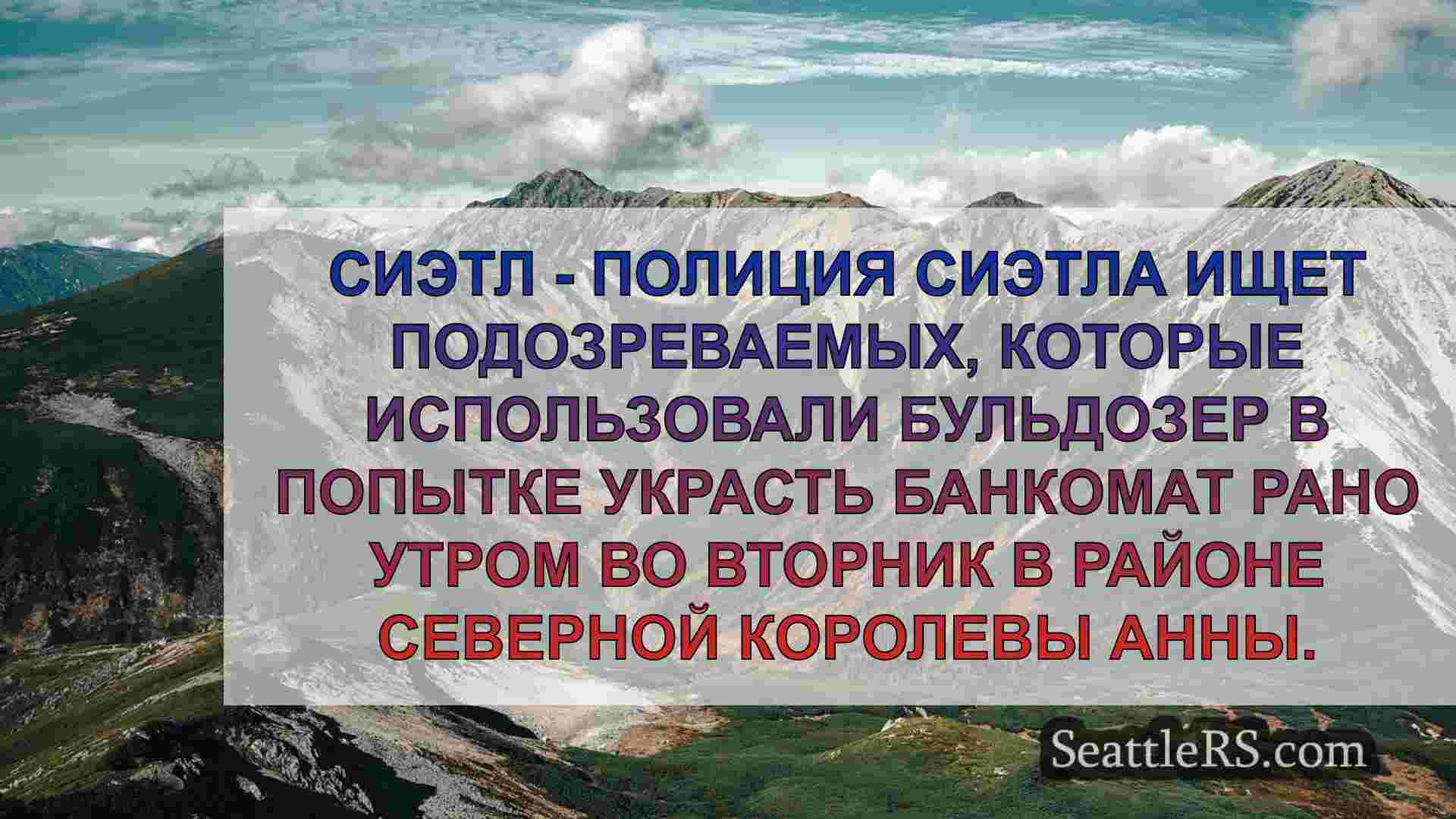 Подозреваемые используют передний