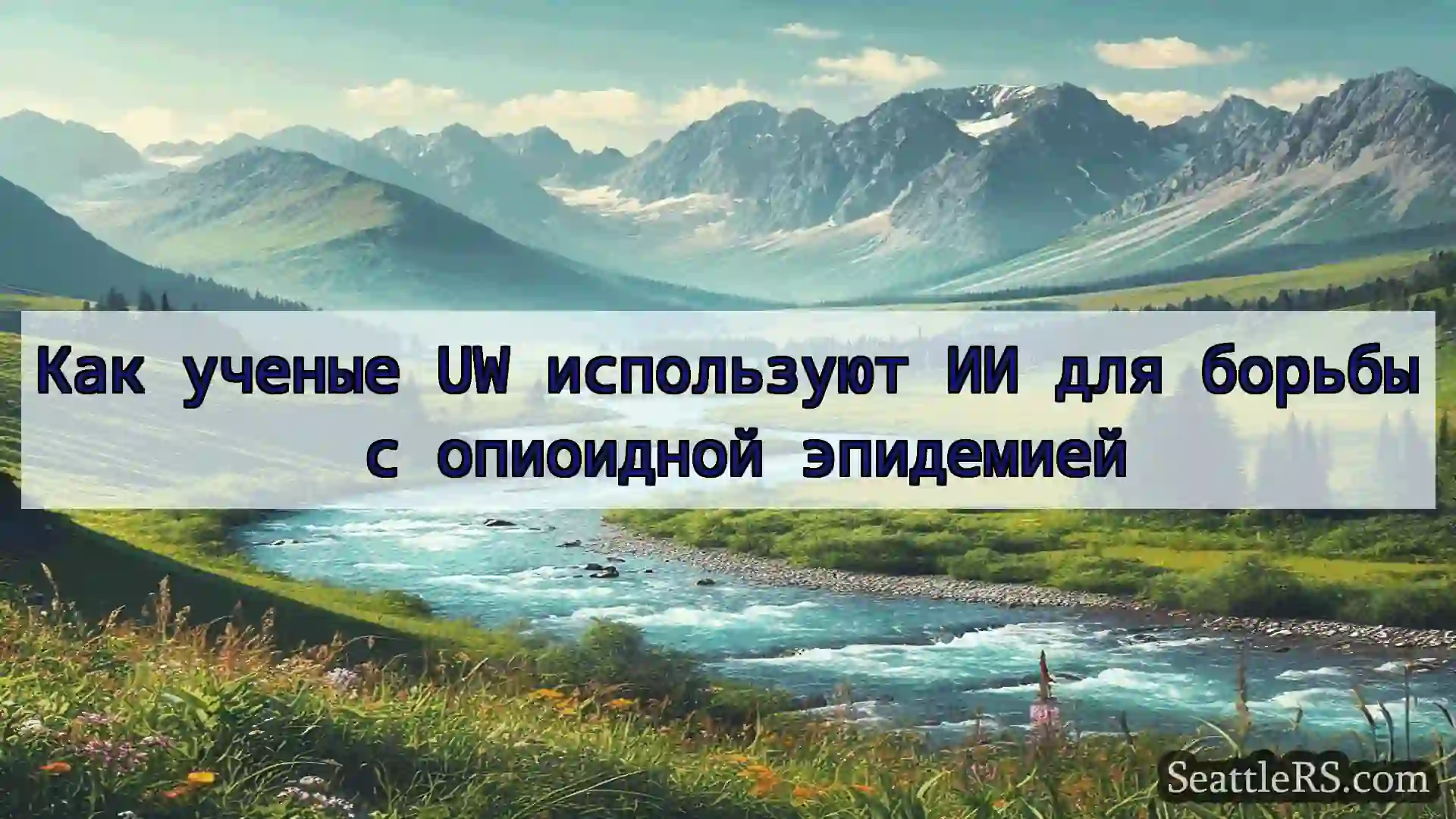 Сиэтл новости Как ученые UW используют ИИ для