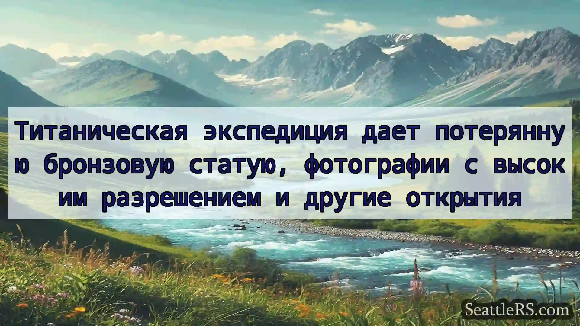 Сиэтл новости Титаническая экспедиция дает