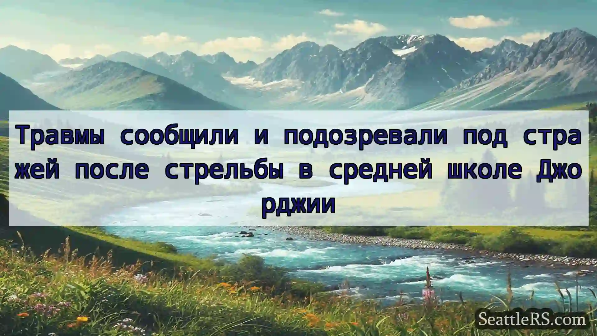 Сиэтл новости Травмы сообщили и подозревали под