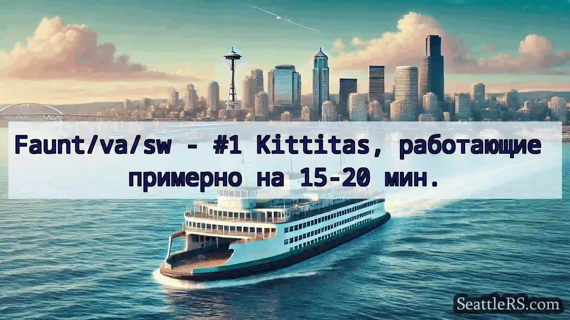 Сиэтл паромные новости Faunt/va/sw - #1 Kittitas,