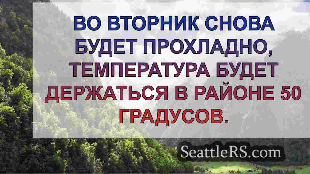 Погода в Сиэтле: Передышка от дождя во